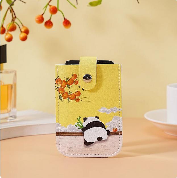 Stylish Multi-Slot Cartoon ID Card Holder - Large Capacity, Slim Design