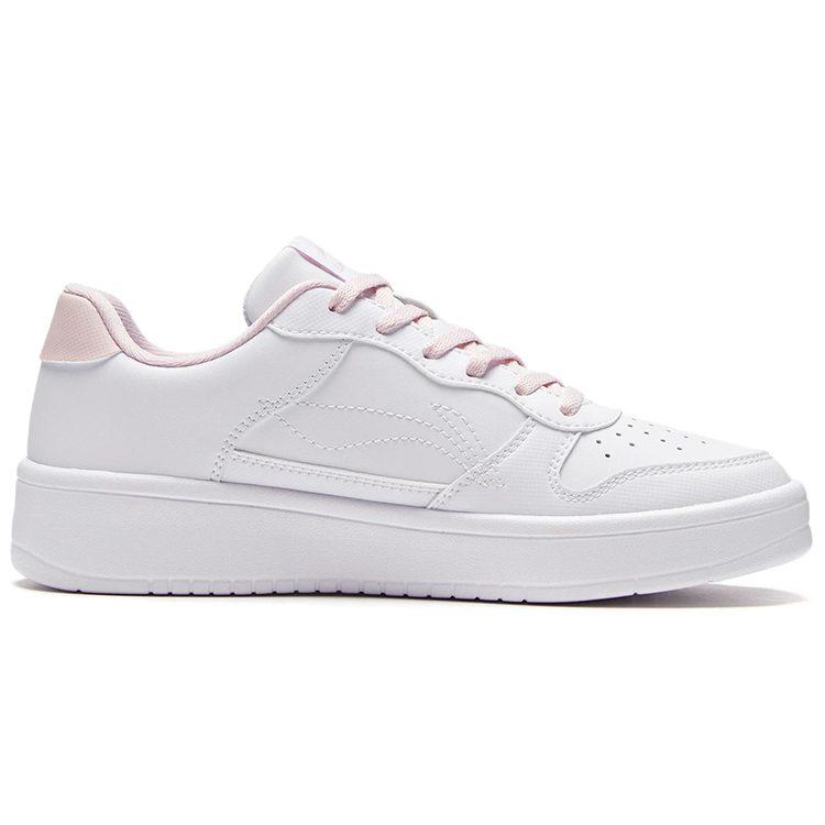 Li Ning Pontoons Low Top Skateboard Shoes Women's White Pink AGCS420-5