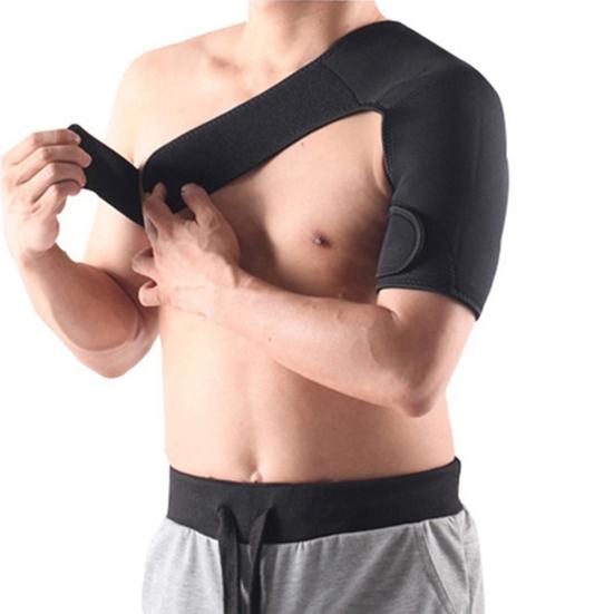 Unisex Adjustable Elastic Sport Pain Relief Single Shoulder Protector Brace