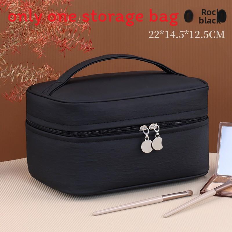 Light Luxury Twoinone Mother Daughter Makeup Bag With Pu Material For Travel And Home Storage