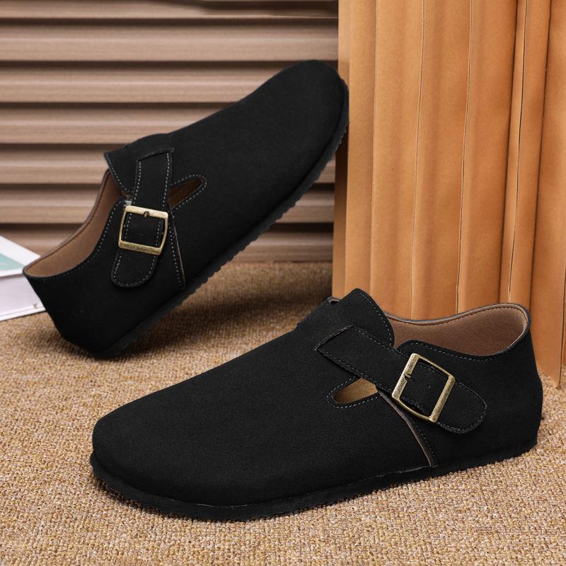 Pánské Birkenstocks 2025 podzim nové módní všestranné nazouvací boty Doudou prodyšné deodorantové nízké ležérní plátěné boty