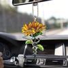 Acrylic Playful Car Decor Quirky Cartoon Hanging Ornament Versatile Bag And Home Use