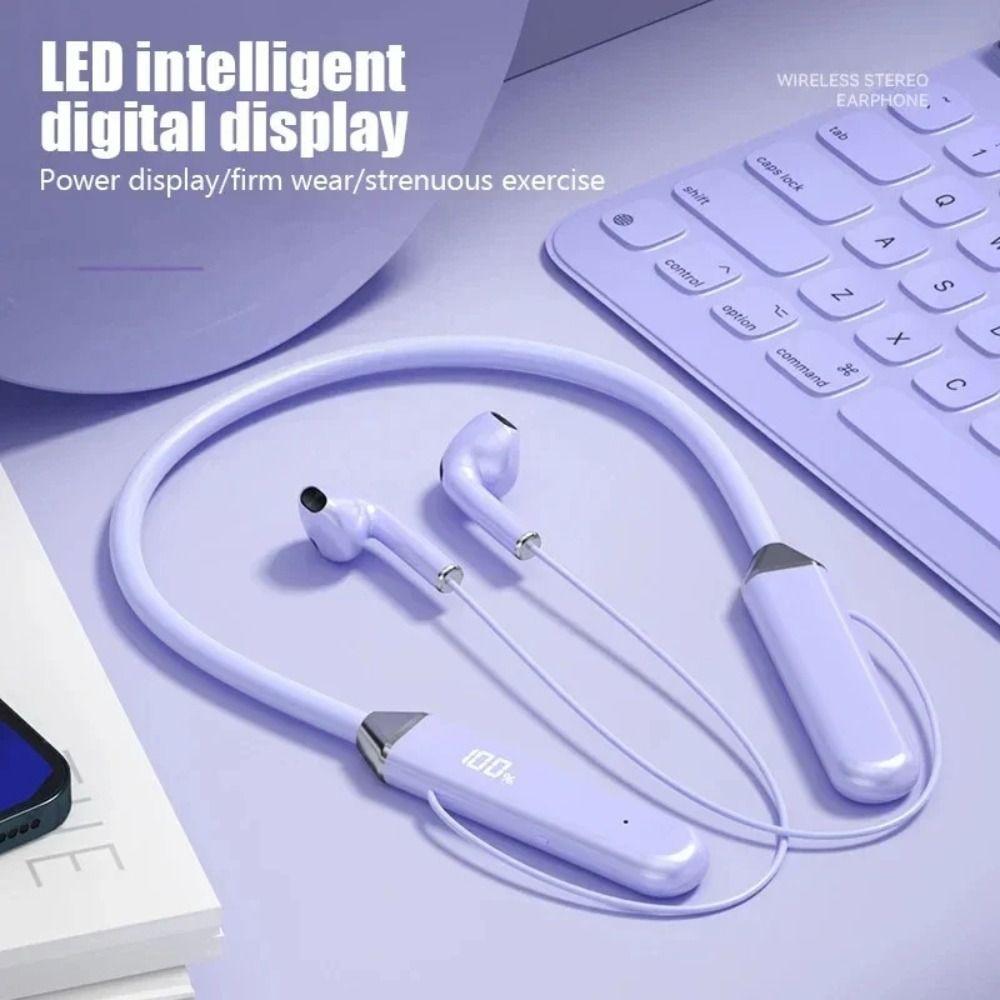 Hanging Neck Sports Headphones High Sound Bluetooth Headset  Universal