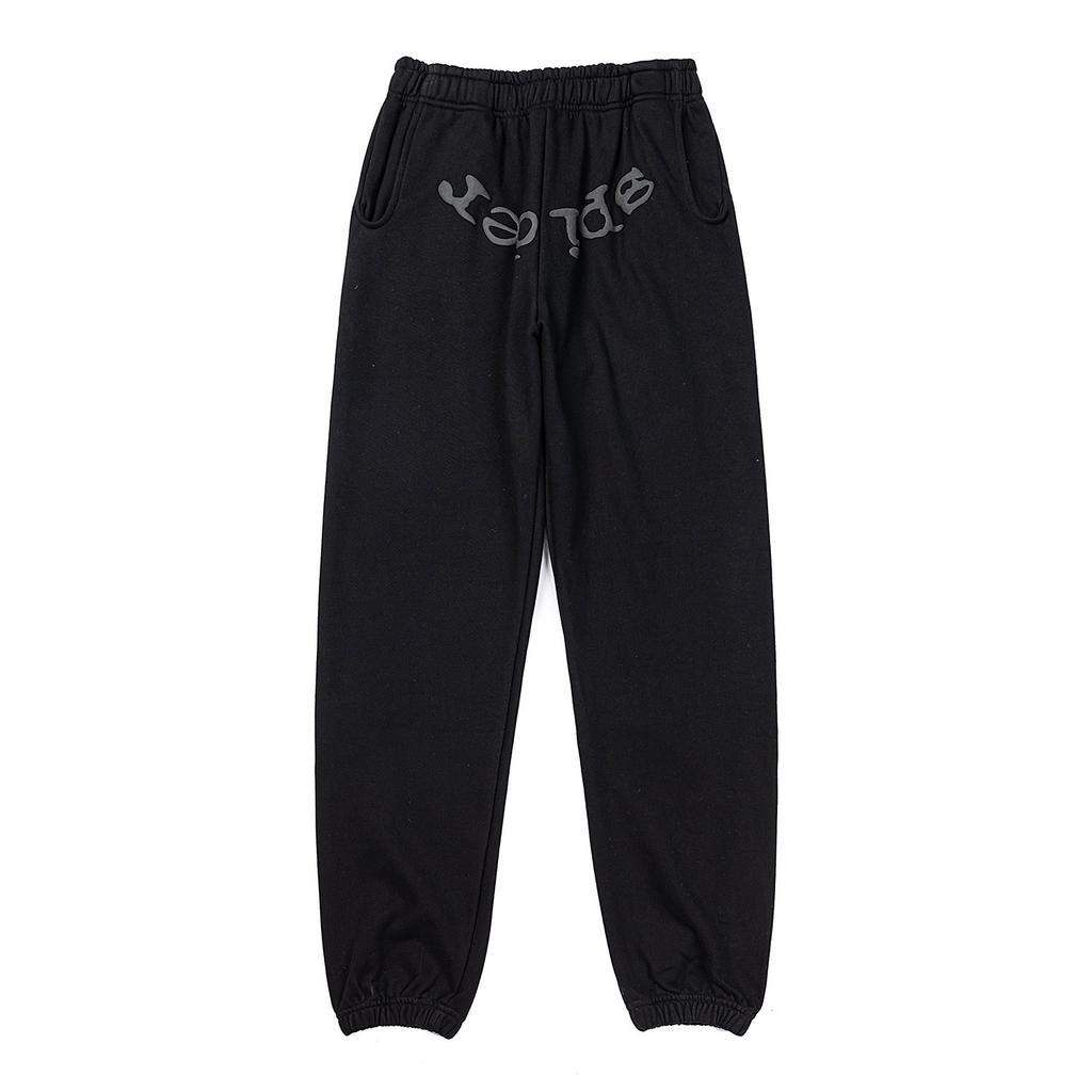 Felpa Unisex con Stampa Grafica di Lettere Vestibilità Larga Pullover Streetwear Set di Felpa e Pantaloni per Coppia