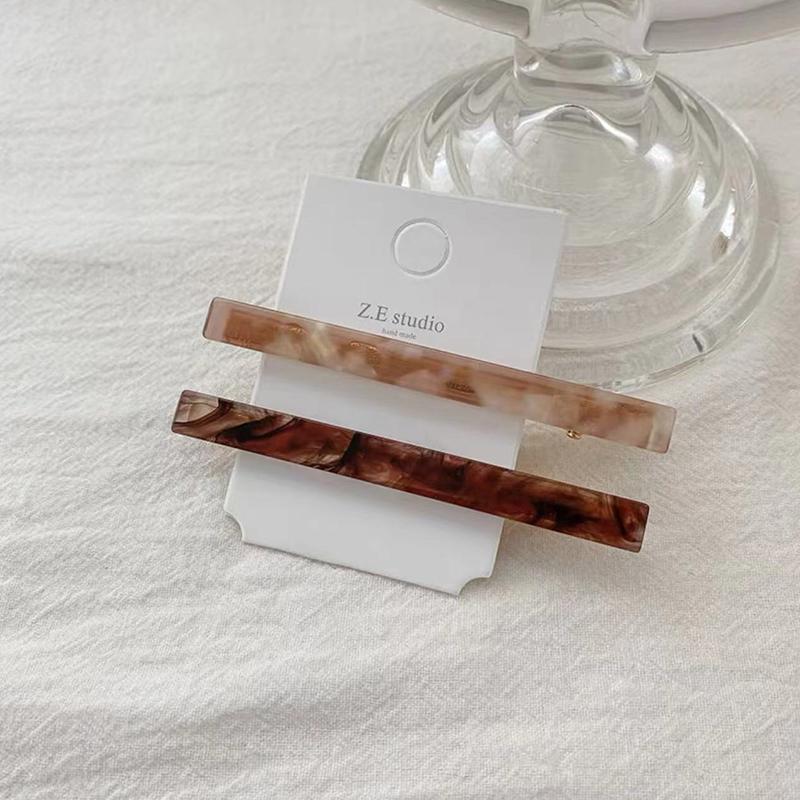 

2 шт. Новая ацетатная одинарная заколка для волос, клипса для задней части головы, японская клипса для боковой челки, аксессуары