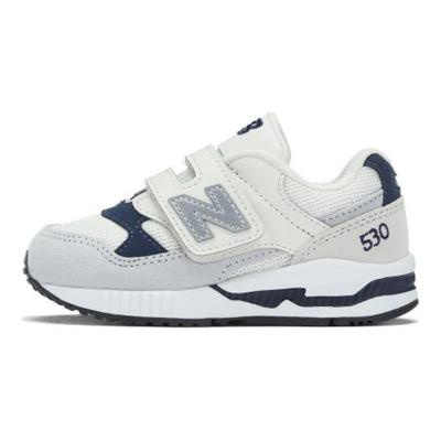 Nb 530 Comfortable Durable Low Top Walking Shoes Baby Shoes White Gray KV530SRI
