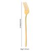 4Pcs Stainless Steel Forks Flatware Dinner Salad Forks Fine Flatware Fruit Forks for Home Kitchen Restaurant Office School