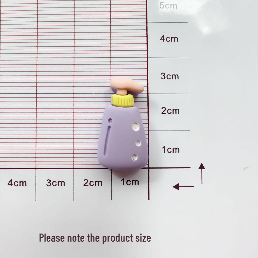 Cartoon Resin Accessories for DIY: Cream Glue Phone Case Charms, Hair Clips, and Fridge Magnets.