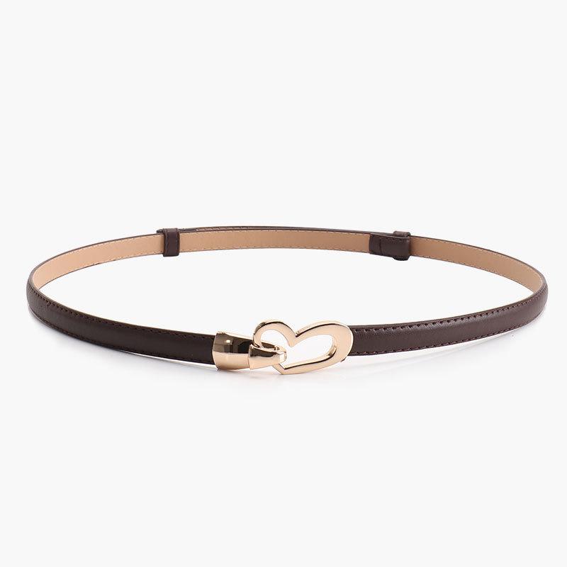Alloy Womens Heart Waist Belt With Adjustable Pu Leather For Casual Office Looks