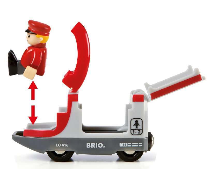 BRIO WORLD Figure-8 Starter Set 33773 (26 pieces) for ages 3 and up (electric train, toy, wooden tracks)