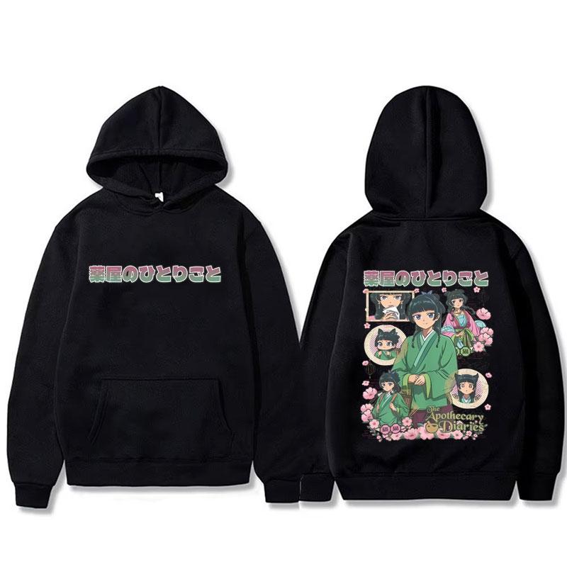 

Аниме Дневники аптекаря Маомао Худи Мужские Женские Каваи Милые Смешные Толстовки с капюшоном Спортивный костюм Унисекс Модный тренд Толстовки Уличная одежда 3XL