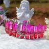 Queen Crown Headbands Natural Crystal Hairbands Women's Handmade Hair Accessories for Wedding Moon Witch Party Costumes