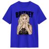 Leisure Singer BBritneys Spears TShirt Unisex Crewneck 100 Cotton Summer Fashion T Shirt Short Sleeve Tees Summer Tops
