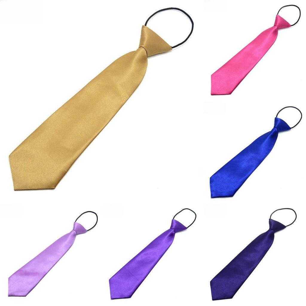 Kinderkrawatte mit Gummiband für Schuluniformen und Freizeitkleidung