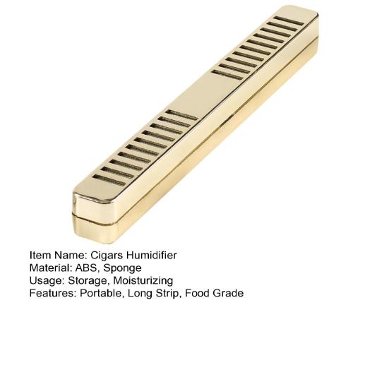 Cigars Humidifier Soft Sponge Filling Long Strip Plastic Box Breathable Moisturizing Portable Cigars Humidor Humidifier Strip Box Home Use