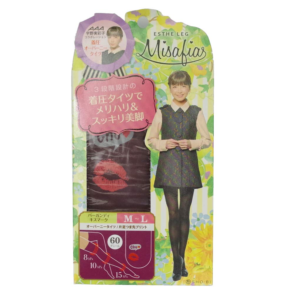 

Esteleg Misafia Overknee Tights Size Burgundy Kissmark SE85576 SHO-BI M-L