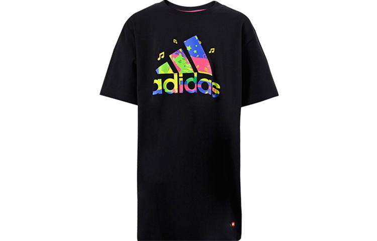 Adidas X LEGO Kids T Shirts Crew Neck Moderate H65337 176