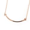 Excellent TIFFANY&Co. Smile Pendant Small Current Product Rose Gold AU750 Used