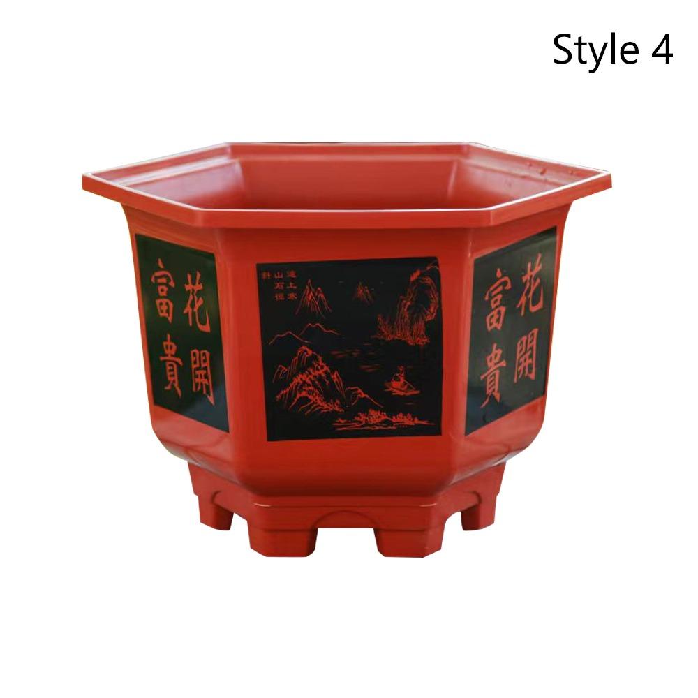Thickened Potted Bonsai Plastic Hydroponic Planter Durable Water Planting Pots