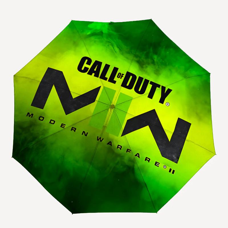 

1pc Call of Duty Automatic Folding Umbrella, Portable Design with 8 Ribs, Casual Outdoor Accessory HolidayBirthday Gifts yy250814035