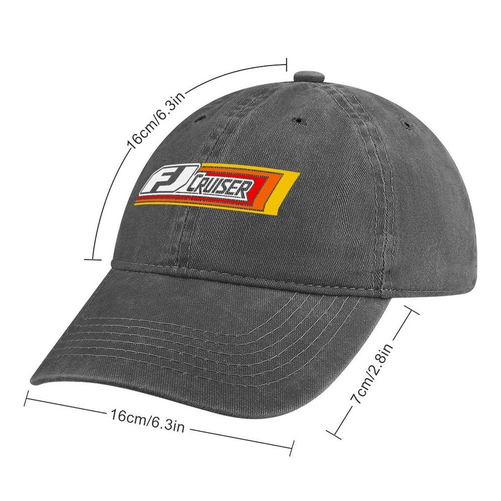 Cappello da cowboy FJ Cruiser Heritage con grafica a colori, nero, Dropshipping, abbigliamento da golf, cappelli da pesca, cappelli per donna, unisex