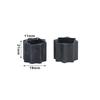 2Pcs Pneumatic Head Adapter Sleeve Actuator Connecting Sleeve Inner Square Outer Octagonal Sleeve Ball Valve Reducer Sleeves