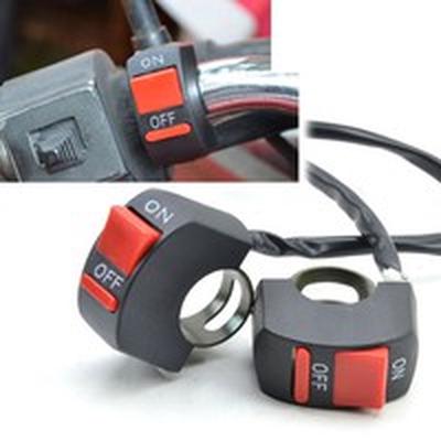Scooter Motorbike Double Flash Controller Connector ON/OFF Button Switch Handlebar Motorcycle