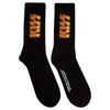 Kiss Unisex Adult Classic Logo Terrycloth Ankle Socks