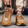 2024 New Autumn and Winter Men's Sports Shoes Outdoor Anti Slip Fashion Casual Shoes Thick Sole Elevated Men's Soft Sole Shoes
