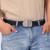 Zinc Zinc Alloy Canvas Waistband Solid Color Sturdy Cloth Belt Fashion Men Weaving Belt  Gifts