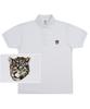 GRAVER [Unisex] Real Leopard Embroidered Pique Short Sleeve T-Shirt_White
