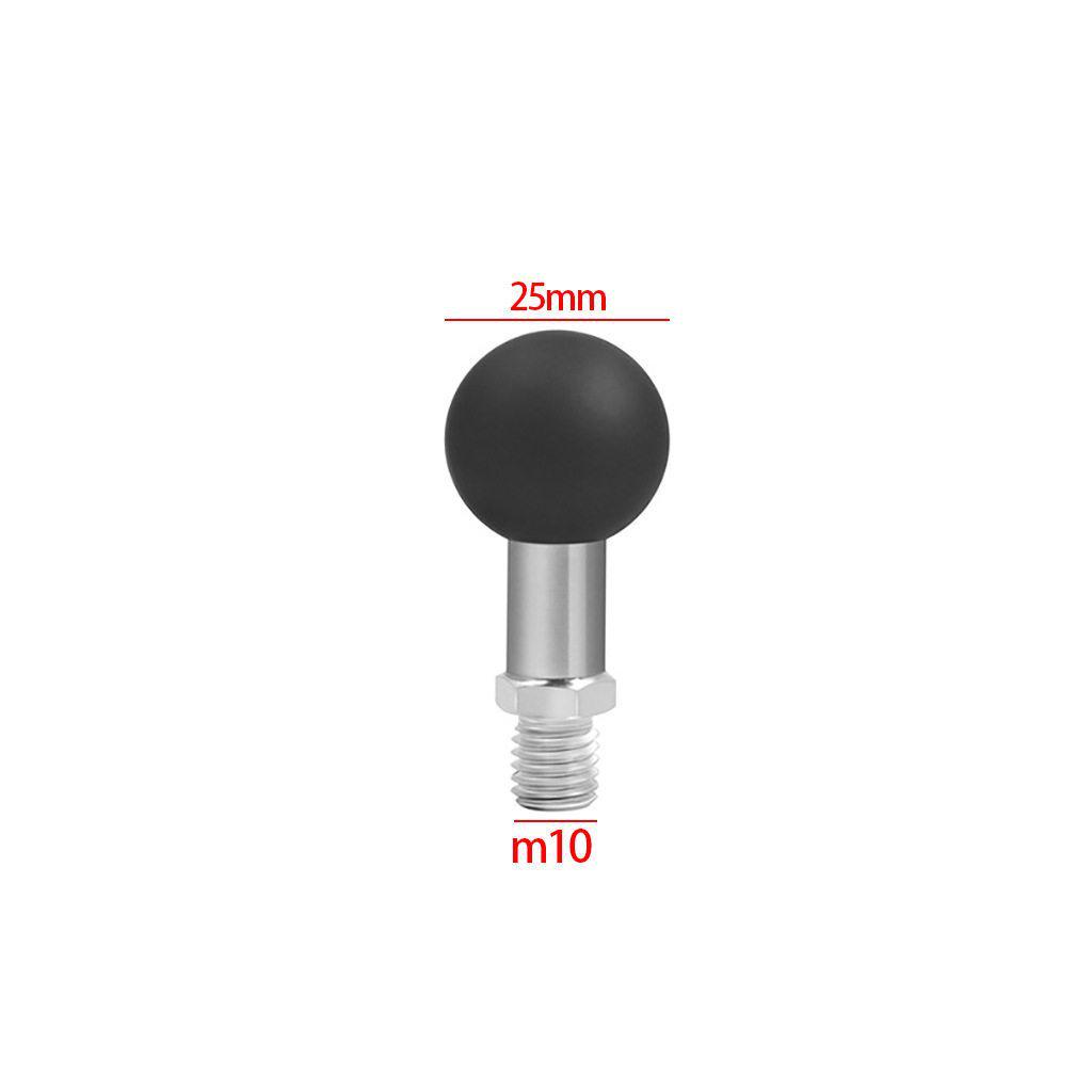 13-25mm Aluminum Alloy Ball Head Phone Car Mount Extension Rod with 1/4" Connector