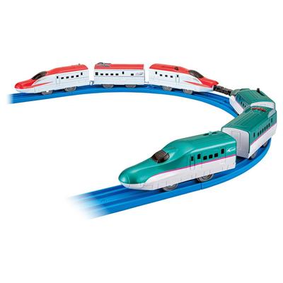 TAKARA TOMY Plarail E5 Series Shinkansen & E6 Series Shinkansen Gachato Connecting Set Train Train Toy Ages 3+
