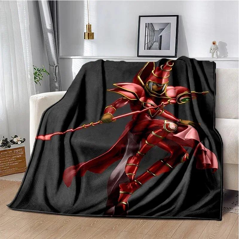 Dark Magician Throws Blanket Super Soft  mythical fantasy kawaii Blanket for Travel Bedding Couch Sofa Bed Blanket Birthday Gift