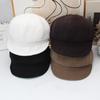 Autumn and Winter Retro Octagonal Hat Female British Newsboy Hat Showing Face Small Painter Hat Solid Color Versatile Short Brim Beret Cap