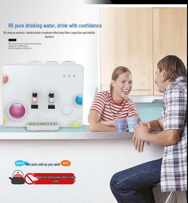 Wall-Mounted 4-Stage RO Reverse Osmosis Water Purifier with Heating for Direct Drinking