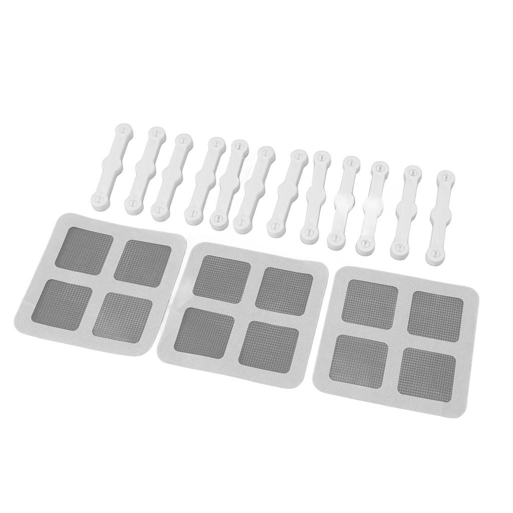 12Pcs Screen Window Clips Home Windows Mounting Buckle for Fly Screen Insect Protection