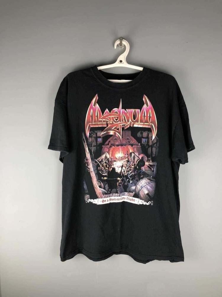 Новая футболка Magnum Band Черного цвета Подарок для фаната BL543 Унисекс Футболка M