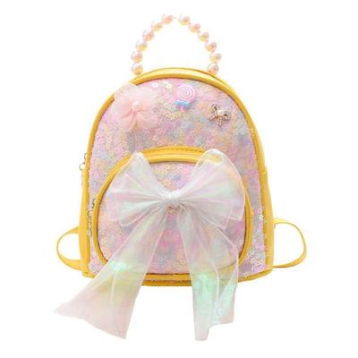 Bowtie Paillette Toddler Preschool Bag Cartoon Backpack Red Bookbag