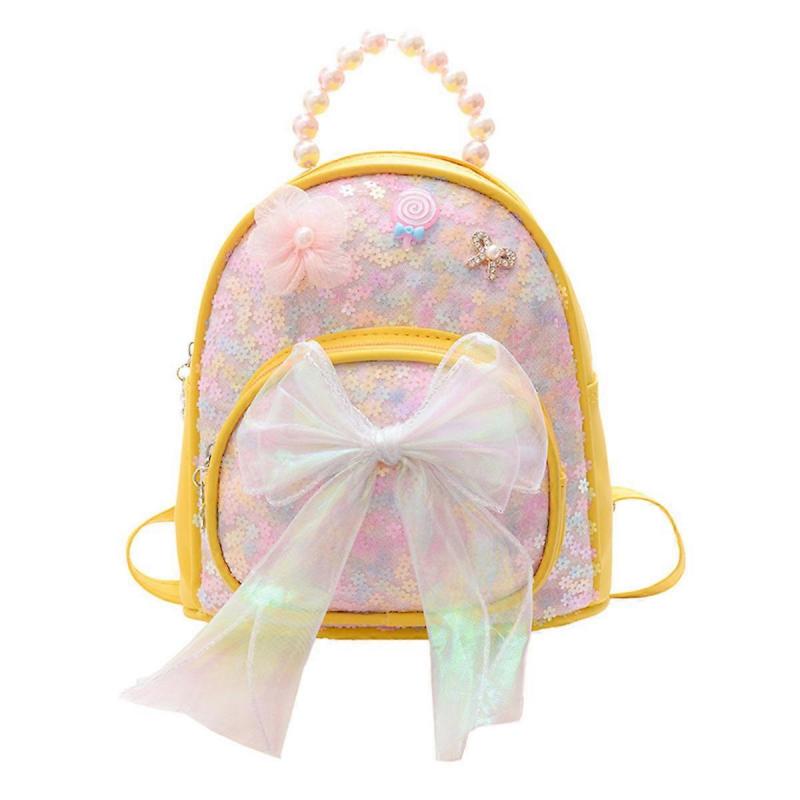 Bowtie Paillette Toddler Preschool Bag Cartoon Backpack Red Bookbag