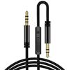 3.5mm Male to Male Over-ear Headphones with In-line Mic and Volume Control for Mobile Phones and Computers