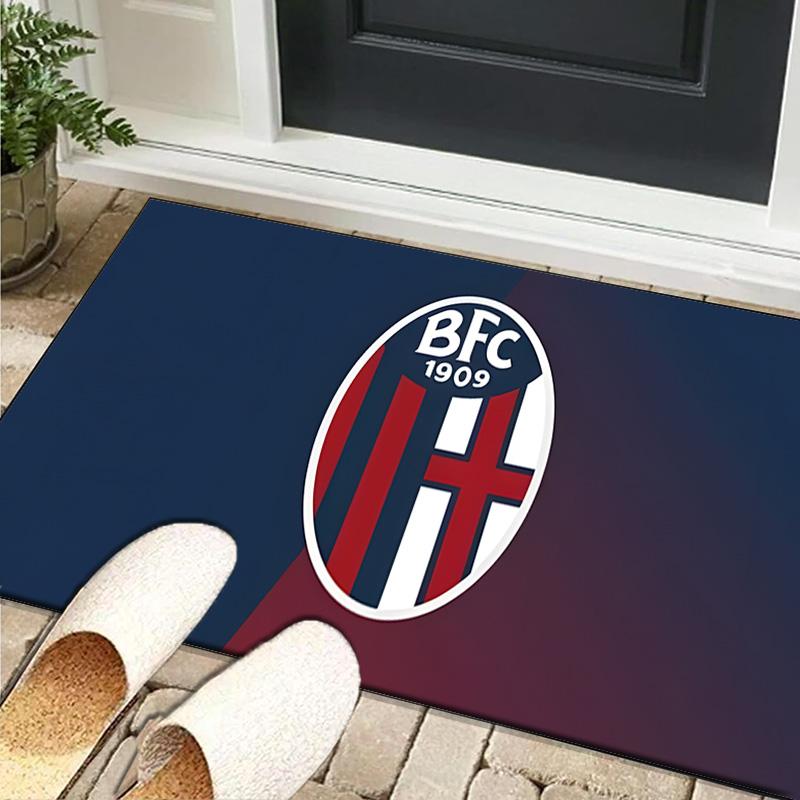 1PC rug Bologna Crest Design Carpet, Chair Rug,Area Rug for Office Bedroom living rooms bedroom, Doormat decor Christmas fan gifts