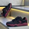 Autumn and winter new leather color matching comfortable casual shoes xpaq