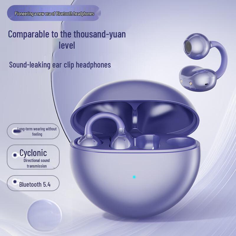 YOMO Q72 Open-Ear Clip Bluetooth Sport Headphones