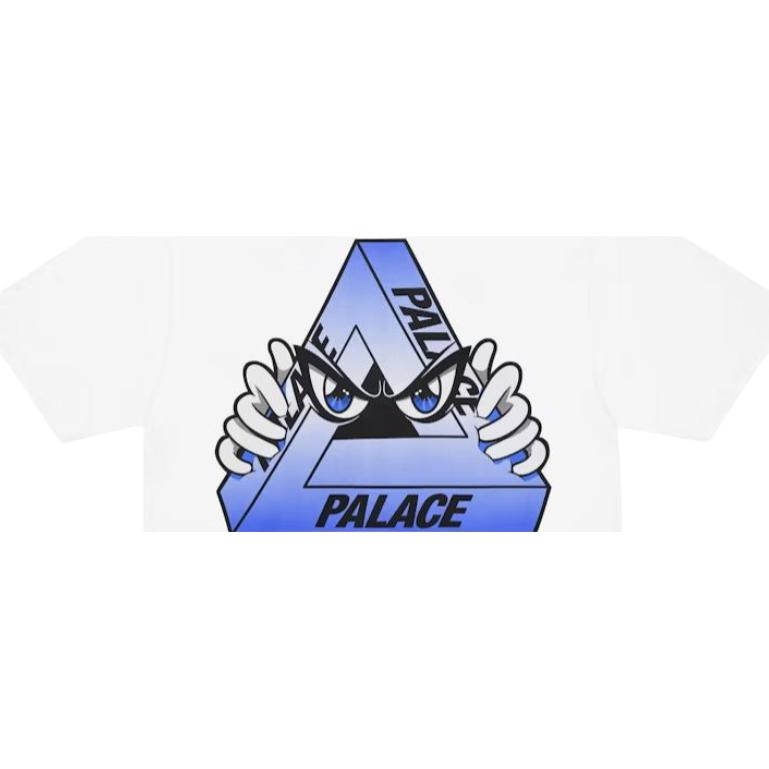 Palace Tri-Peek T-Shirt White Unisex Tops P29TS155