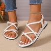 Sandals Women Summer 2025 Plus Size Shoes For Women Party Women's Sandals Soft Flat Footwear Sandalias Mujer Female