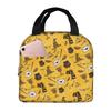 Custom H-Harryes Thermal Insulated Lunch Bag Women Men Witchcraft Portable Lunch Container for School Storage Food Box