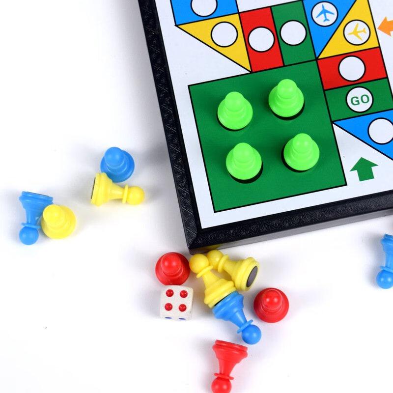 Brangdy Foldable Magnetic Ludo Board Game (2-Pack)
