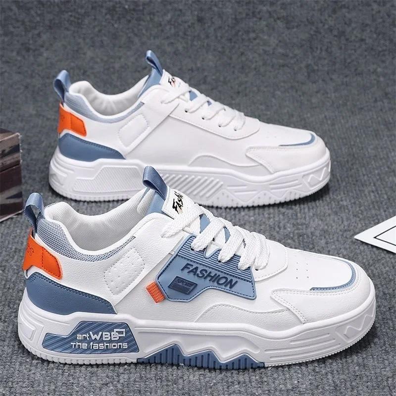 New All-in-one Fashion Leisure Sports Youth Thick Sole Fashion Shoes Small White Shoes Men's Board Shoes Light Mens