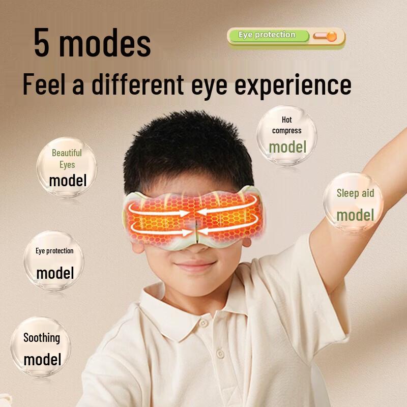 HEZHENG Children's Visual Hot Compress Eye Massager CN Plug (adapter Included)